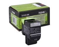Lexmark 702HK - High Yield - black - original - toner cartridge - LCCP, LRP