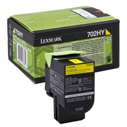 Lexmark 702HY - Gelb - original - Tonerpatrone - LCCP, LRP