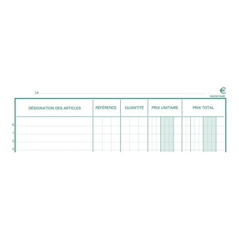 Inventurbuch 32x19,5 80 S BNL
