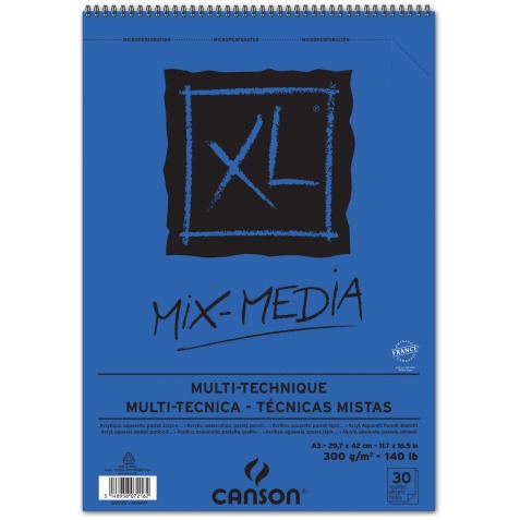 Canson album XL Mix Media 300 g/m² ft A3, 25 + 5 feuilles gratuit