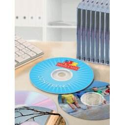 Avery L7676-100 CD etiketten, diameter 117 mm, 200 etiketten, wit