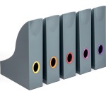 Varicolor tijdschriftenhouder, set van 5 geassorteerde kleuren