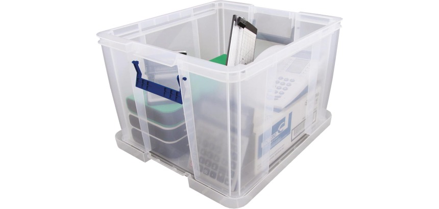 Bankers Box ProStore storage box 48 liters, transparent