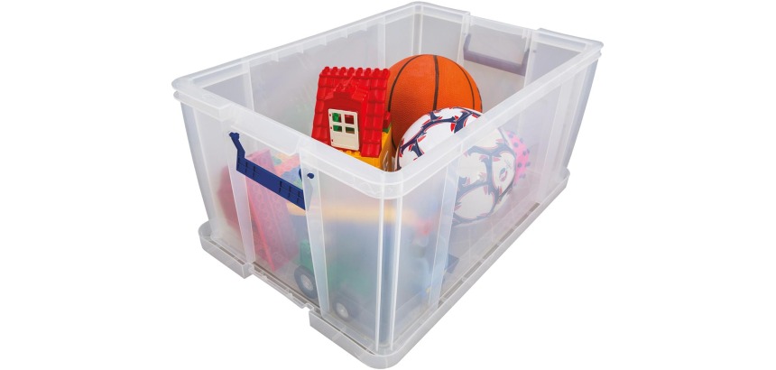 Bankers Box opbergdoos ProStore 70 liter, transparant