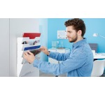 Tesa vis adhésive pour des surfaces rugueuses et solides, supporte 10 kg, blister de 2 pièces