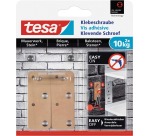 Tesa vis adhésive pour des surfaces rugueuses et solides, supporte 10 kg, blister de 2 pièces