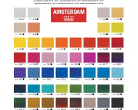 Amsterdam peinture acylique tube de 20 ml, boîte de 48 pièces
