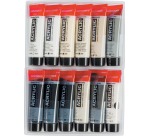Amsterdam peinture acylique tube de 20 ml, étui de 12 pièces, gris