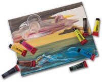 Amsterdam acrylverf tube van 20 ml, etui van 12 stuks, landschap
