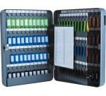 Armoire à clés, pour 140 porte-clés, ft 8 x 28 x 37 cm, gris foncé