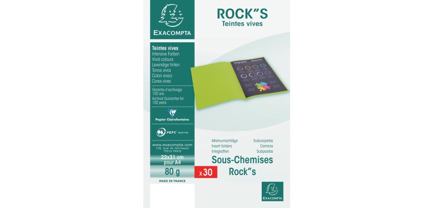 30er Packung ROCKS 80 22x31cm