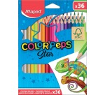 Maped crayon de couleur Color'Peps, 36 crayons