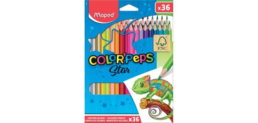 Maped crayon de couleur Color'Peps, 36 crayons