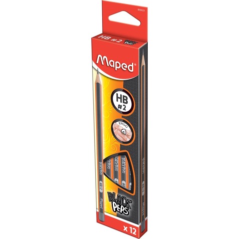 Maped potlood Black'Peps HB, zonder gum