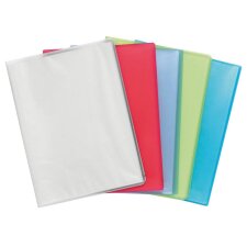 "Display Book Translucent PP Welded, A4" - Assorted colours