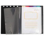 "Exactive Exaview PP Display Book, A4, 30 pockets" - Black