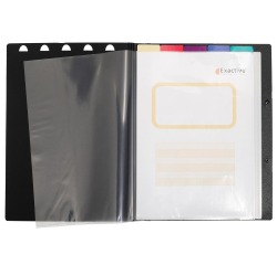 "Exactive Exaview PP Display Book, A4, 30 pockets" - Black