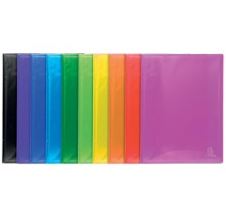 Exacompta Iderama PP Display Book, 30 Pockets, A4 - Assorted colours