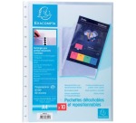 Gekörnte repositionierbare Ersatzhüllen für Sichtmappen mit Ringen, Packung mit 10 Stück - Transluzent