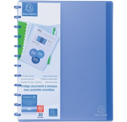 Display bk PP Removable 30 Pkt trans Blu