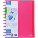 Protège-documents à anneaux et pochettes détachables 60 vues - A4
