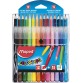 Maped Color'Peps paquet de combo 12 feutre de coloriage + 15 crayons de couleur