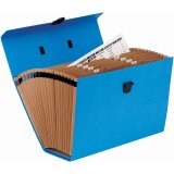 Bankers box - schriftenordner - mit register - blau