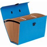 Bankers box - expanding file - tabbed - blue