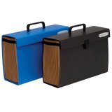 Bankers box - expanding file - tabbed - blue