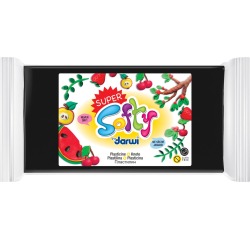 Darwi boetseerpasta Super Softy 350 g, zwart