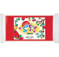 Darwi modeling clay Super Softy 350 g, red