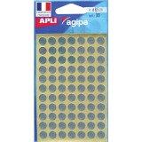 En_etiq argent ronde 8mm 308p