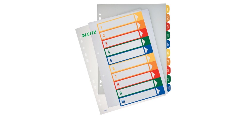 Esselte bedruckbare Register 10 Laschen