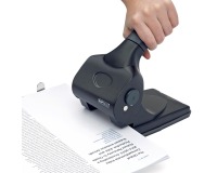 Rapesco perforateur 2 trous en métal ALU 65 noir