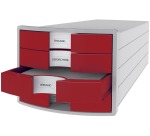 IMPULS 2.0 filing module, 4 drawers, light gray