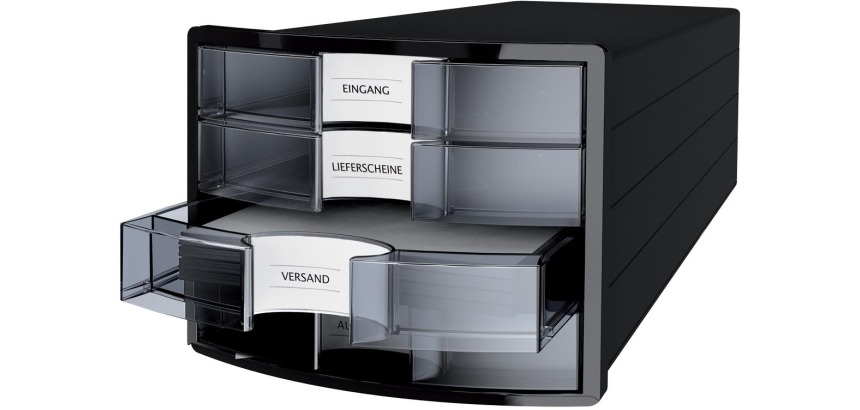 IMPULS 2.0 filing module, 4 drawers, light gray