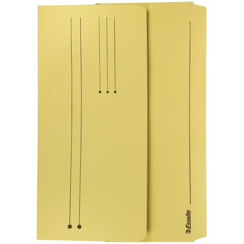 Esselte Pochette documents Pocket File jaune