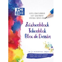 DE_OXFORD BLOC DESSIN 120G A4 20F