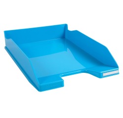 Exacompta COMBO MIDI A4 Plastic Letter Tray - Glossy turquoise