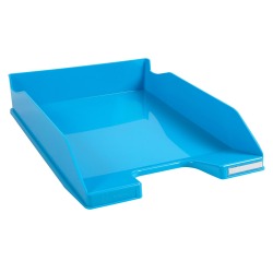 Exacompta COMBO MIDI A4 Plastic Letter Tray - Glossy turquoise