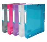 Elba Hawaï boîte de classement ,pour ft A4, dos de 4 cm, en PP, couleurs assorties