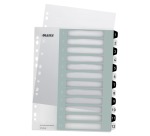 Leitz WOW bedruckbare Register, 12 Registerkarten, in Schwarz und Weiß