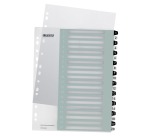 Leitz WOW intercalaires imprimables, 20 onglets, en noir et blanc