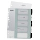 Leitz WOW printbare index, 5 tabs, zwart-wit