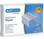 Rapesco galvanized staples 923/10 mm (type 23), box of 1000 staples