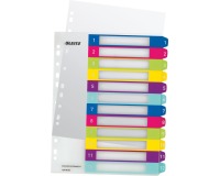 Subject dividers A4+ polypropylene Leitz WOW 12 colored tabs - 1 set