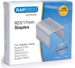 Rapesco agrafes galvanisées 923/17 mm (type 23), boîte de 1000 agrafes