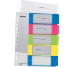 Leitz WOW intercalaires imprimables, 5 onglets