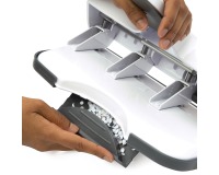 Rapesco perforator ALU 40 Heavy Duty 4-gaats, wit