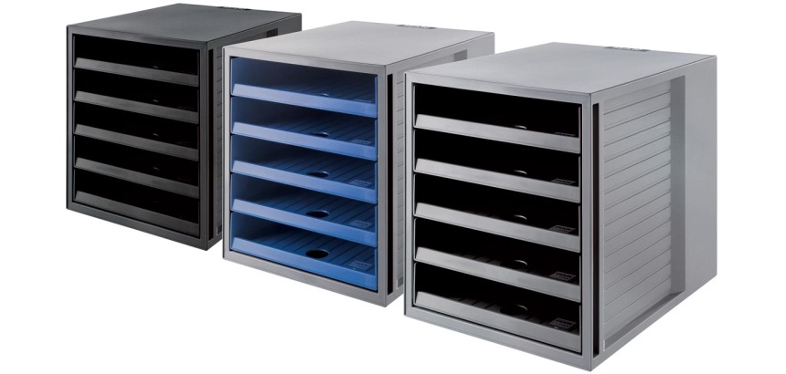 Han Schubladenblock Systembox Karma, mit 5 offenen Schubladen